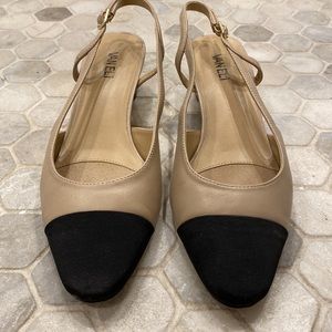 VanEli Aliz Pudding Nappa and Black Slingback 11